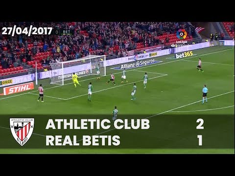 ⚽ FULL MATCH I LaLiga 16/17 I J.34 Athletic Club 2 - Real Betis 1