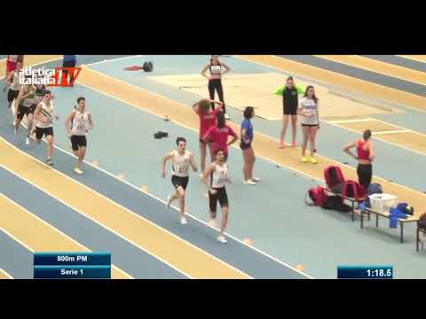 800 metri uomini promesse 1 serie Campionati italiani juniores e promesse indoor 2022