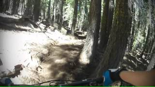 preview picture of video 'Mountain Biking out of bounds of Homewood, GoPro HD Hero2'
