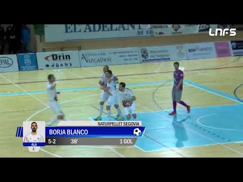 Gol Borja Blanco (5-2) Naturpellet Segovia - Palma Futsal. J11, 1Div. LNFS