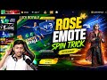 Secret Trick New Emote Royale Spin How Many Diamonds For Rose Emote Free Fire New Event