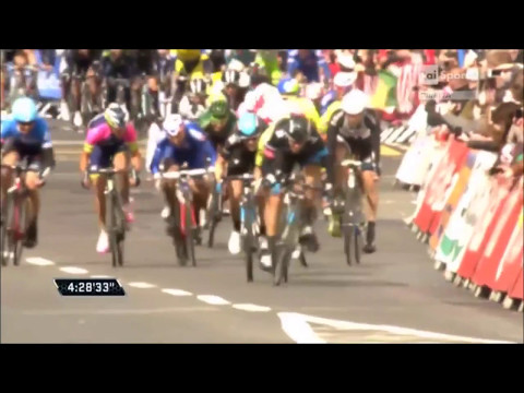 Giro d'Italia 2014 - Stage 3 - Marcel Kittel's incredible sprint in Dublin