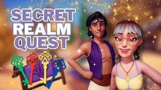 Secret Aladdin Realm Quest! | Find all keys and Door | Disney Dreamlight Valley