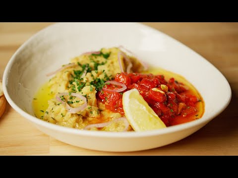 Ful Medames: Egyptian Fava Bean Stew with Matbucha and Lavash