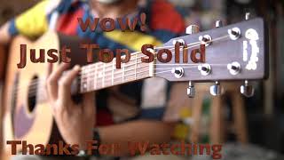 Video thumbnail for ไม้ขีดไฟกับดอกทานตะวัน(Thai Sad Song) Martin DM Made in1997 USA Test by Guitar Mellowman Cave