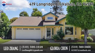 419 Longridge Dr, Vallejo, CA 94591