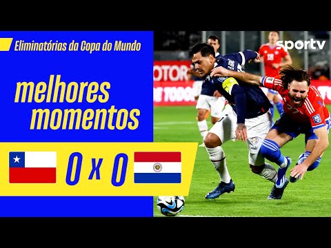 Gols e lances de Chile x Paraguai