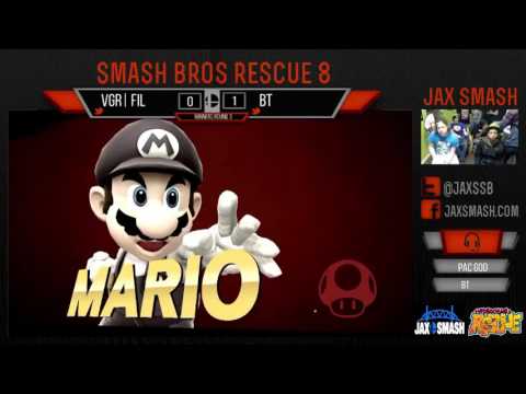 Jax Smash Weekly 4/14/16 - VGR | Fil(Mario) Vs. BT(Falcon,WFT) WR3