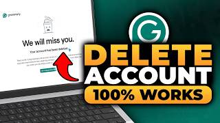 How To Delete Account On Grammarly (100% WORKS) | FAST & EASY | NO Yapping, To The Point!