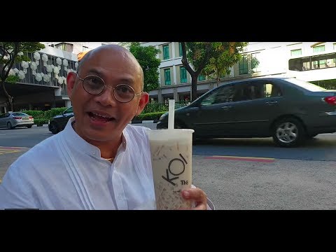 Food For Good Eps4: Dại dột thử uống trà sữa Koi hazelnut tại Singapore e cái kết