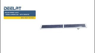 Solar Street Light - 10000 Lumens LED - with Remote SKU #D1151531