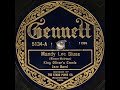 King Oliver's Creole Jazz Band "Mandy Lee Blues" (1923) Gennett 5134