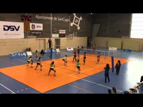 SF2 @voleiSantCugat vs CV Leganés punts 2n set