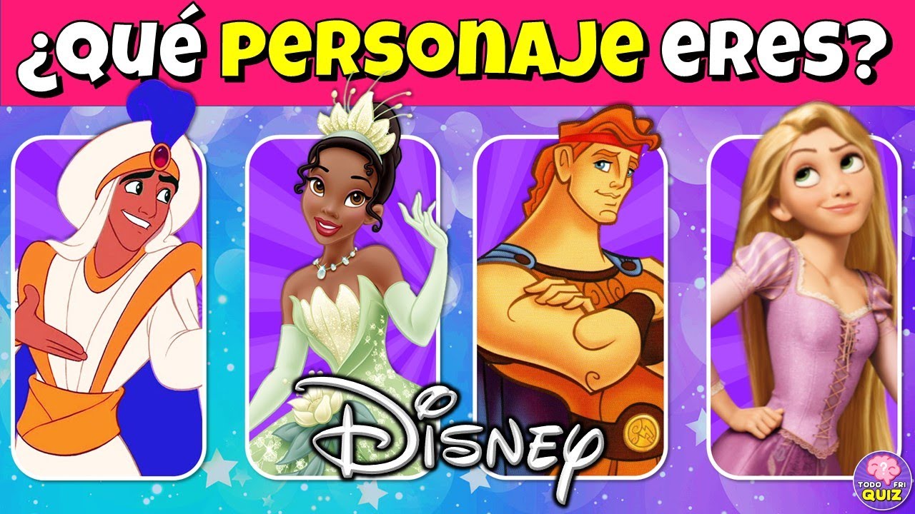 ¿Qué PERSONAJE ERES de DISNEY? 🤔 🏰|  Test de Personalidad | Reto Disney