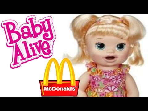 Baby Alive Eats McDonalds Ice Cream And Plays At The Park 💕 Video