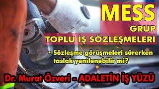 MESS Grup Toplu İş Sözleşmesi görüşmeleri sürerken taslak yenilenebili