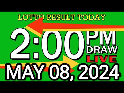 LIVE 2PM LOTTO RESULT TODAY MAY 08, 2024 #2D3DLotto #2pmlottoresultmay08,2024 #swer3result