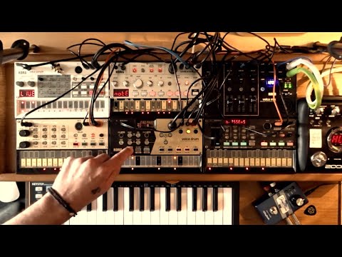 Korg Volca  - Melodic Tech House/Deep House jam