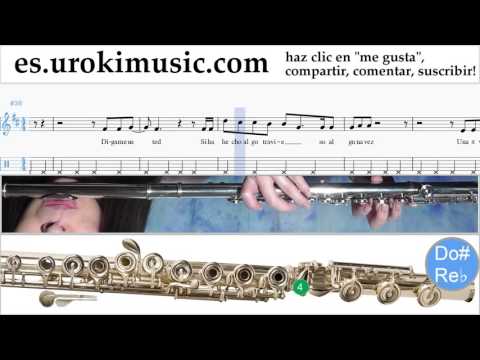 Como Tocar Flauta Romeo Santos - Propuesta Indecente Parte#2 Clases Notas Musicales Tutorial
