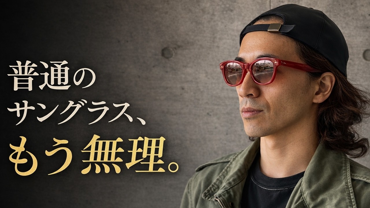 黒じゃなくて、これにした。kearnyのサングラスを買った理由。