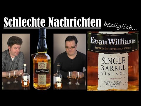 Evan Williams Single Barrel - 3 Abfüllungen & schlechte Nachrichten | Verkostung