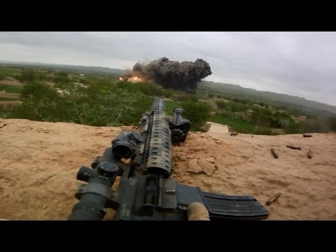 MARSOC Marine Raiders Combat Footage - Helmet Cam Firefight with Talibat | Afghanistan War