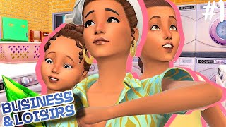 Maman DIVORCÉE et ENTREPRENEUSE, au travail !🧺| Sims 4 Business Et Loisirs | let’s play