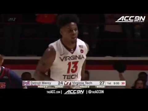 Detroit Mercy vs Virginia Tech College Basketball Condensed Game 2017