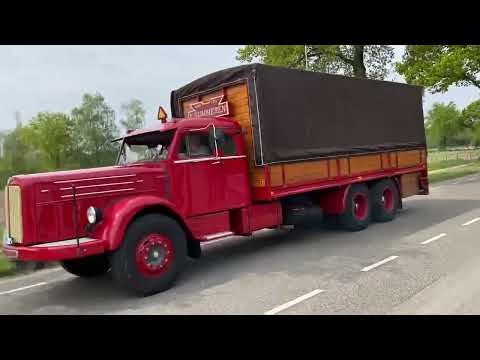 Scania 8 cilinder lijn motor