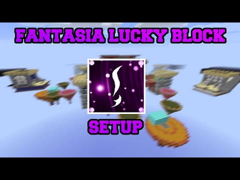 Fantasia lucky block bedwars setup!