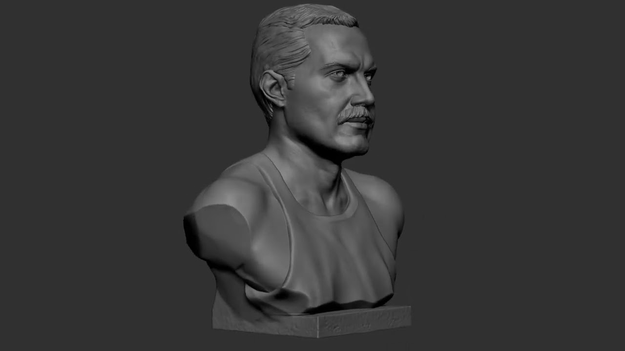 Freddie Mercury 3D Print Model