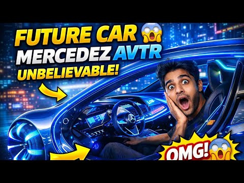 World’s Most Futuristic Car 🚀 Mercedes Vision AVTR Blue 