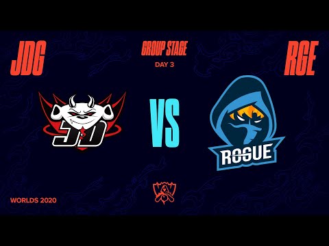 JDG vs RGE | Worlds Group Stage Day 3 | JD Gaming vs Rogue (2020)