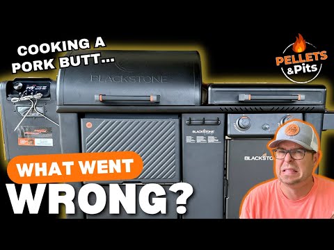 Pulled Pork -- Blackstone Pellet Grill Griddle Combo