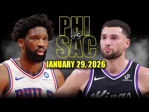 Philadelphia 76ers vs Sacramento Kings Full Game Highlights – January 29, 2026 | NBA Season