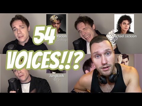 ONE GUY, 54 VOICES (With Music!) Drake, TØP, P!ATD, Puth, MCR, Queen - Famous Singer (REACTION!!!)
