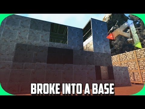 Breaking Into A Base | Temp Base Is Finished | Season 4 Ep 9 | Ark: Survival Evolved