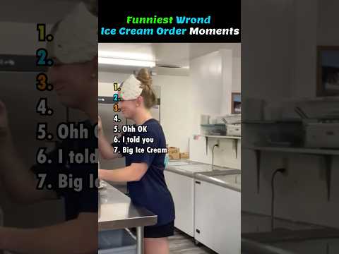 Ranking funniest wrong ice cream orders #ranking