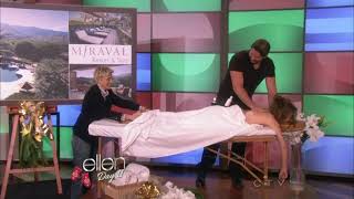 Ellen Tickling scene