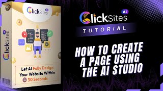 ClickSites 2.0: How to Create a Website Using the "AI Studio"