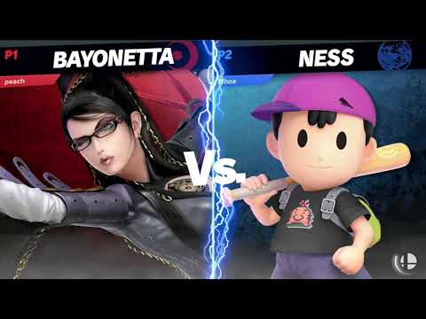 Hit Box Fusion 1: Winners Finals - Frawg (Bayonetta) Vs. Fow (Ness) - SSBU Ultimate Tournament