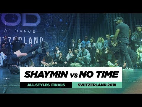 Shaymin vs No Time | All Styles Battle Finals | World of Dance Switzerland 2018 | #WODSWZ18