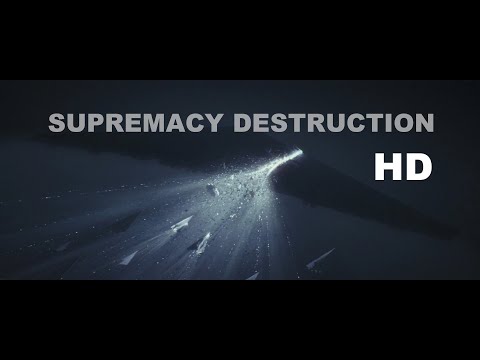 Vice-Admiral Holdo destroys Supremacy  HD