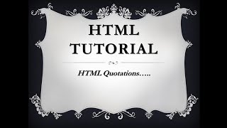HTML Tutorial Part-4