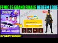 FFMIC REDEEM CODE TODAY 27 SEPTEMBER FREE FIRE REDEEM CODE TODAY FF REDEEM CODE TODAY