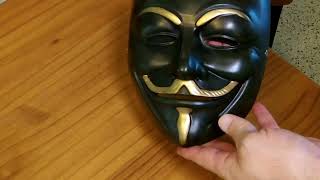 Unboxing: Resin Guy Fawkes V for Vendetta mask $40