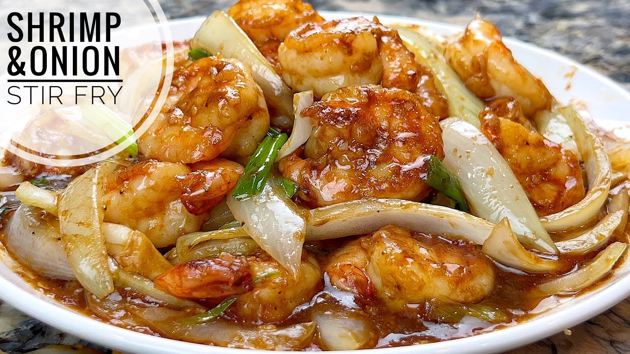Shrimp and Onion Stir Fry