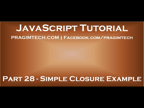 JavaScript closure example