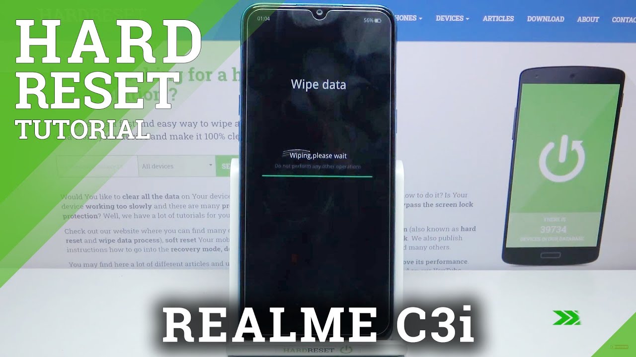 How to Hard Reset REALME C3i – Wipe Data by Recovery Mode