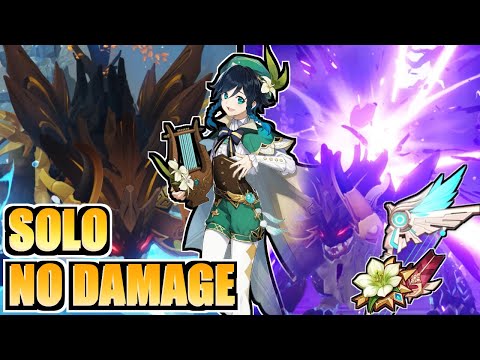 C0 Venti Solo vs Azhdaha NO DAMAGE (Hydro/Electro)